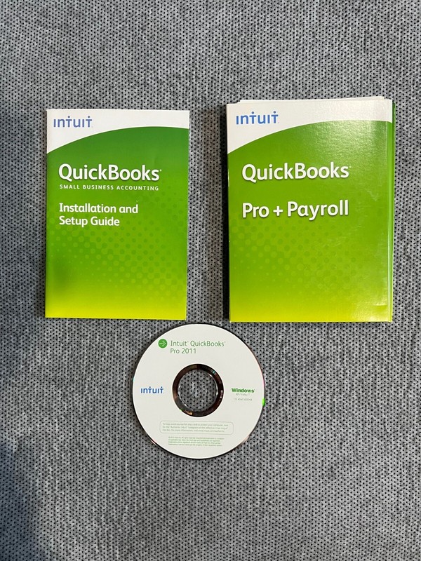 Intuit QuickBooks Pro 2011 For Windows Full Retail US Version - Lifetime License