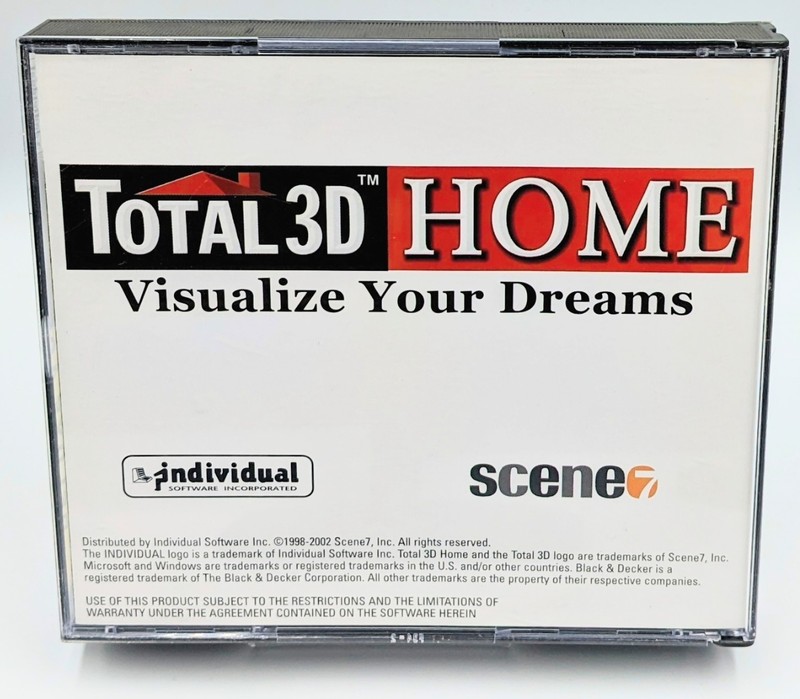 Total 3D Home Deluxe 4.0 Suite Design - Software PC Windows 98/XP 3 Disc Set gallery