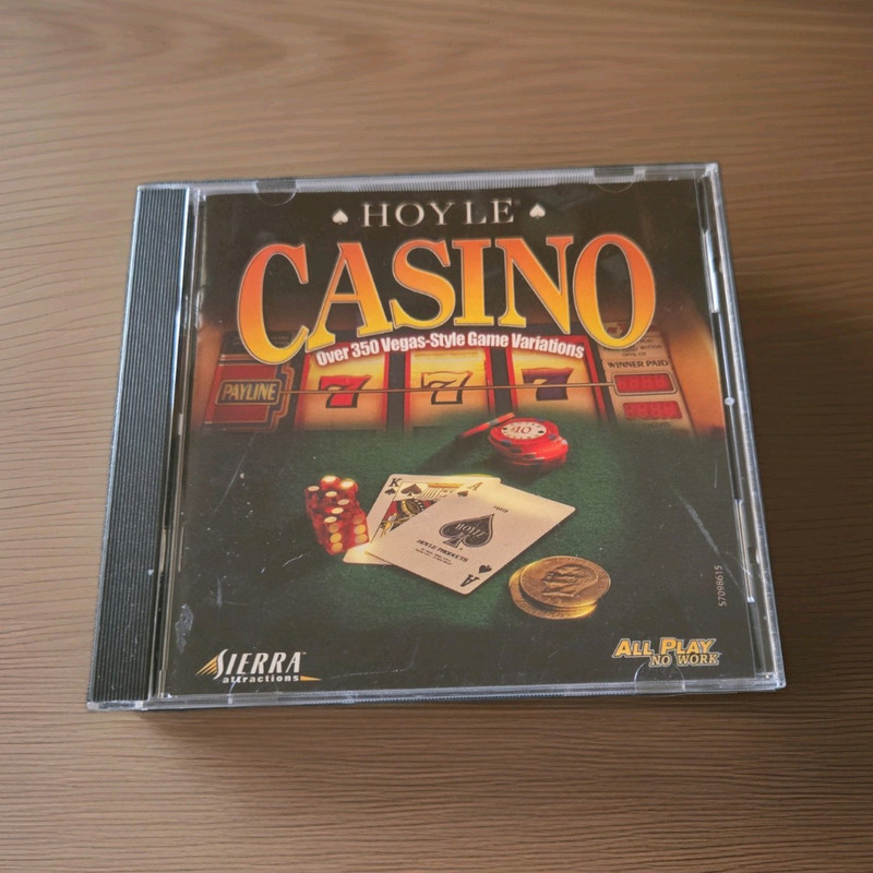 Hoyle Casino PC CD-ROM Sierra Tested Complete Jewel Case