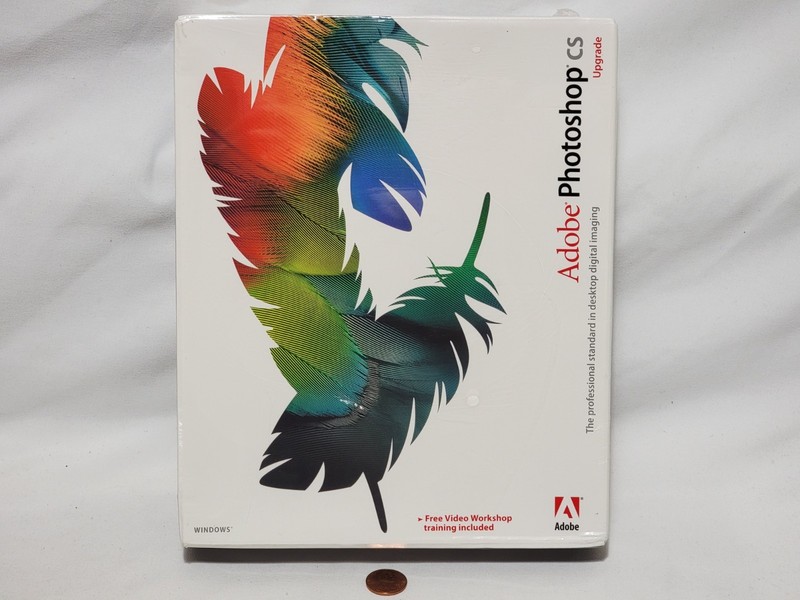 NEW (Read) Adobe Photoshop CS Upgrade PC Windows Software Program SEALED CD-ROM