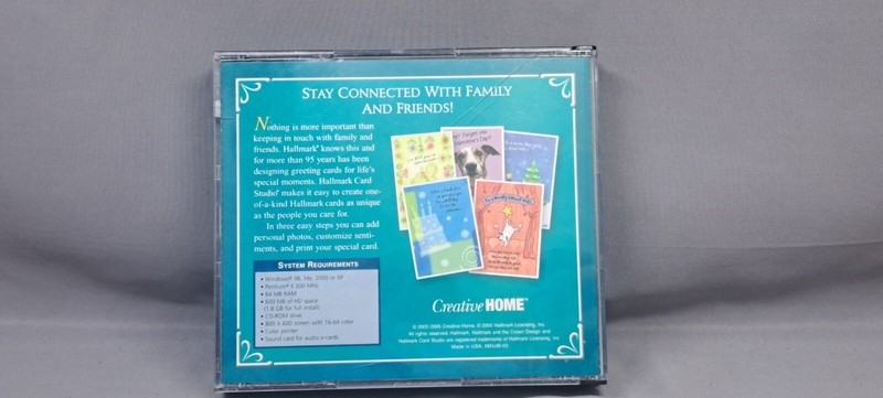 Hallmark Card Studio 2006 PC 3 CD-ROMs Creative Home for Windows 98/Me/2000/XP gallery