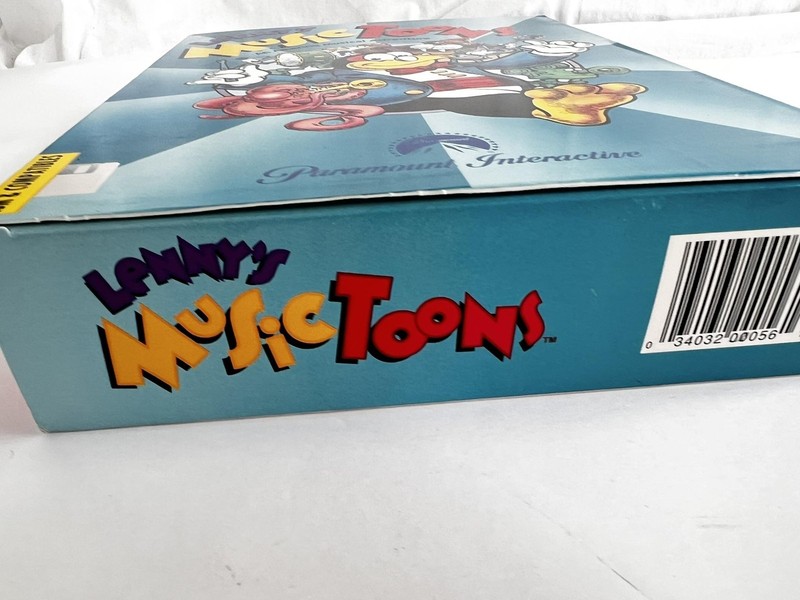Vintage Lenny's MusicToons PC Game Floppy Disks IBM DOS Paramount Boxed gallery