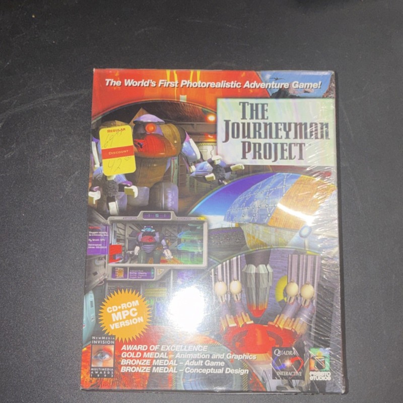 RARE Presto Studios The Journeyman Project Adventure PC Game CD Windows 3.1+