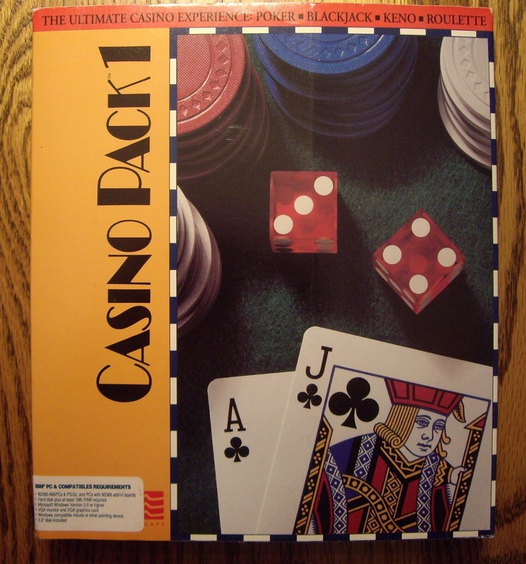 Casino Pack 1 – 3.5″ disk & user’s guide – Poker – Roulette – Keno – Blackjack