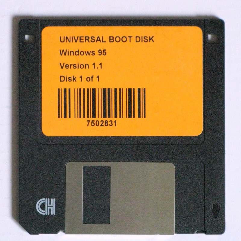 👀 Universal Boot Disk for Windows 95 and 98, 3.5″, 1.44 MB, TESTED, 💾✅🆗