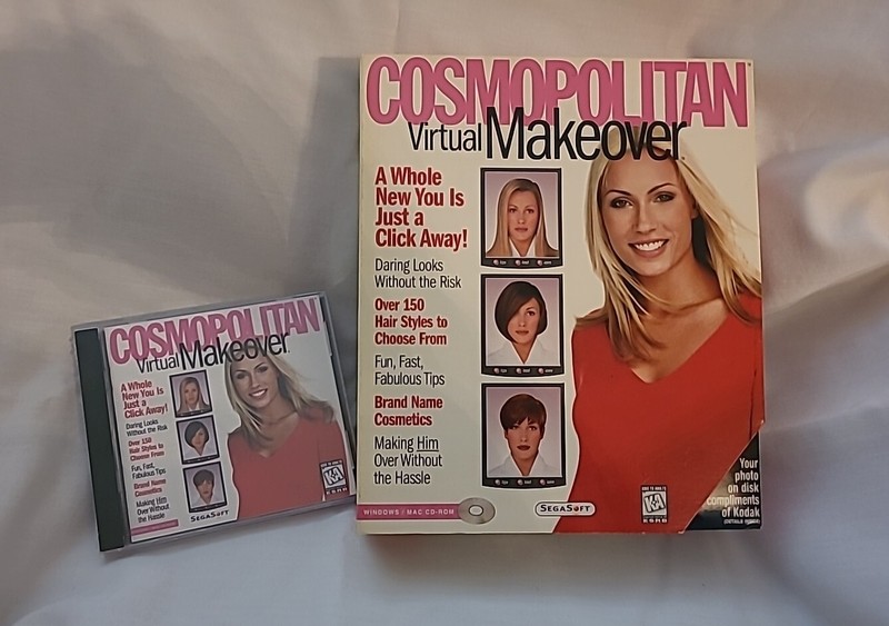Cosmopolitan Virtual Makeover Windows/MAC CD-Rom 1997 Sega Soft - New - Open Box gallery