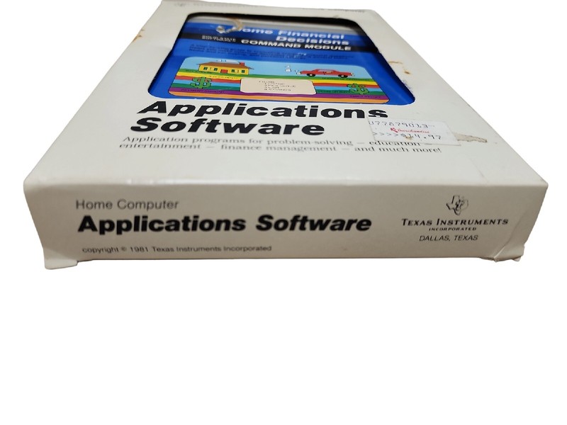 Texas Instruments Home Computer Home Financial Decisions Applications Software gallery