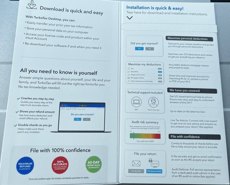 TurboTax Deluxe Desktop 2025 Federal & State Tax Return Product Key Card Desktop gallery