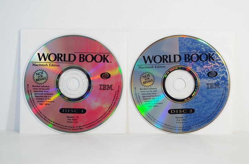 World Book Multimedia Encyclopedia – Mac Edition V1.0 (2 CDs, 1998, World Book)
