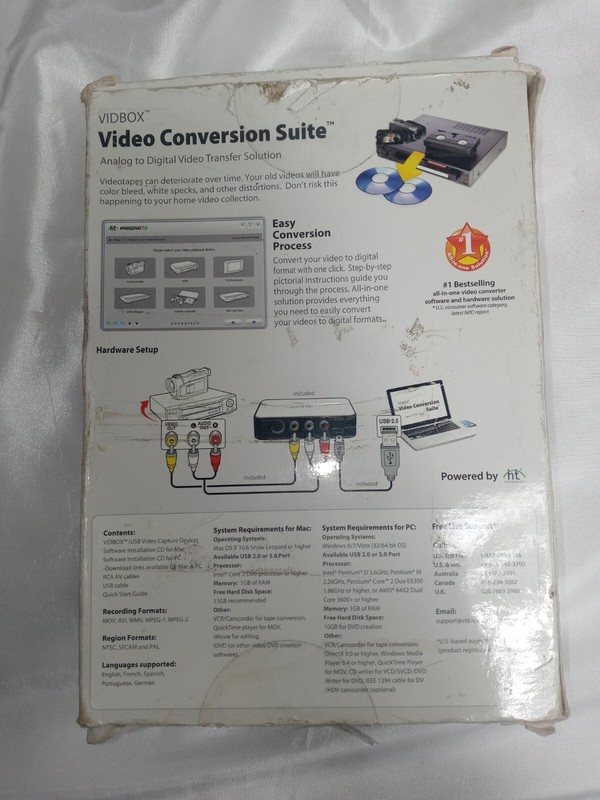 VIDBOX Portable Video Conversion Suite Digital Transfer Solution HT VIDBOX NW07 gallery