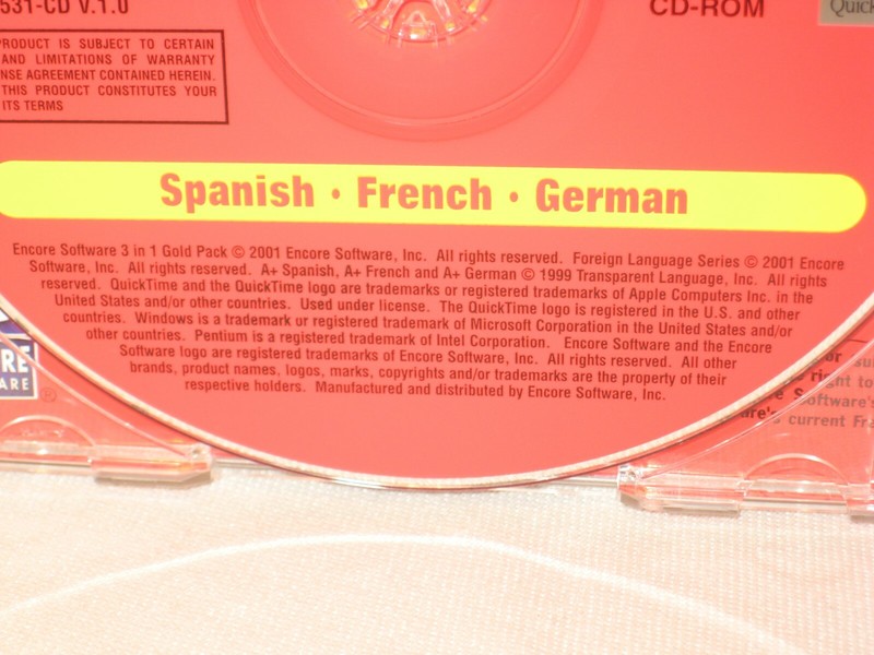 Foreign Language Series German French Spanish CD Encore Software Gold Collection gallery