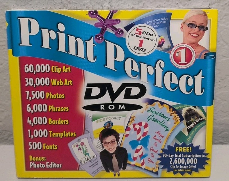 Cosmi Print Perfect PC DVD ROM Brand New B311