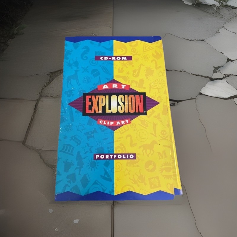 Art Explosion Clip Art Image Pack CD-ROM Portfolio 9 Discs Nova Development