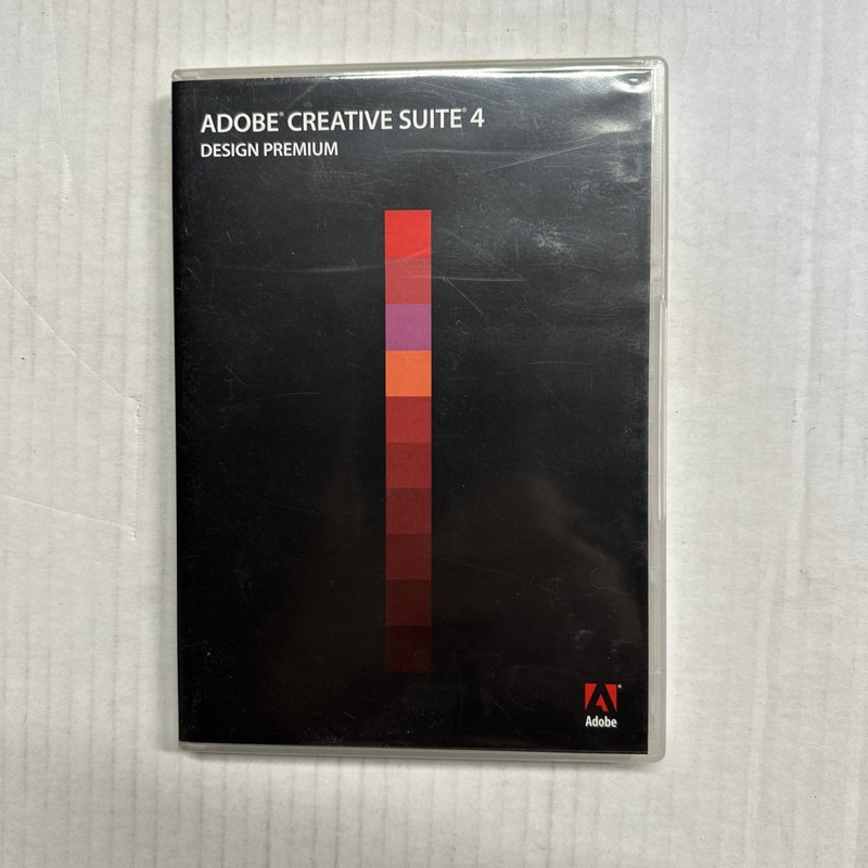 Adobe Creative Suite 4 CS4 Design Premium MacOS Used + Serial #