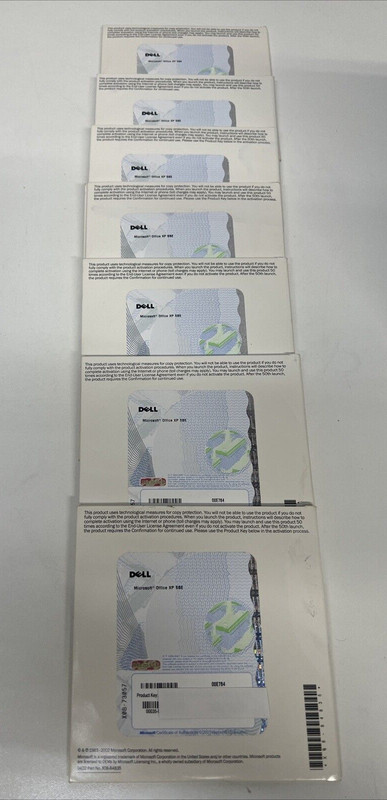 Lot 6x Microsoft Office XP SBE Small Business Edition W/Key PC Computer Software gallery