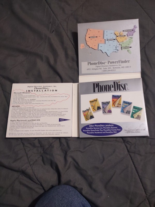 PhoneDisc POWERFINDER 1995 edition Full 5 CD BOXED SET gallery