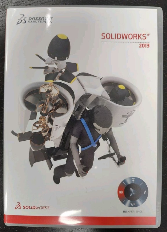 SOLIDWORKS 2013 3D Experience 2 Discs 32-bit and 64-bit NO SERIAL/CD KEY