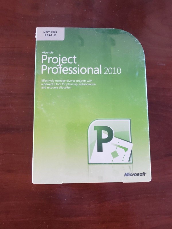 Microsoft Project Professional 2010, NFR DVD New - Sealed Box