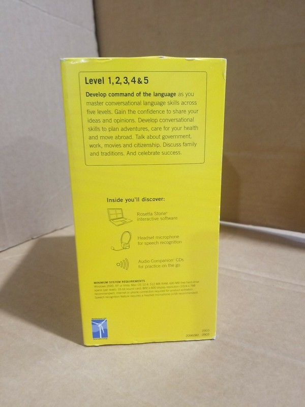 Rosetta Stone 3 Spanish (Latin America) Level 1,2,3,4 & 5 for PC, Mac gallery