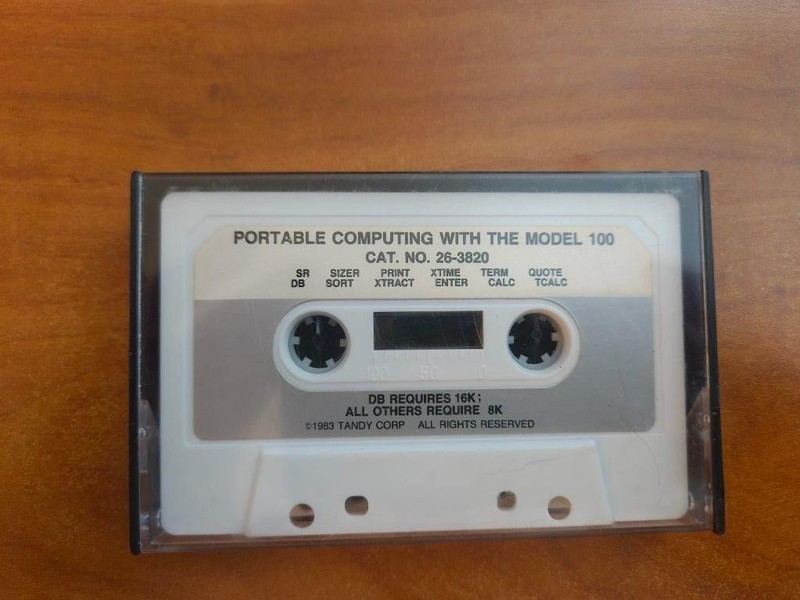 Portable Computing with the Model 100 CAT. No. 26-3820