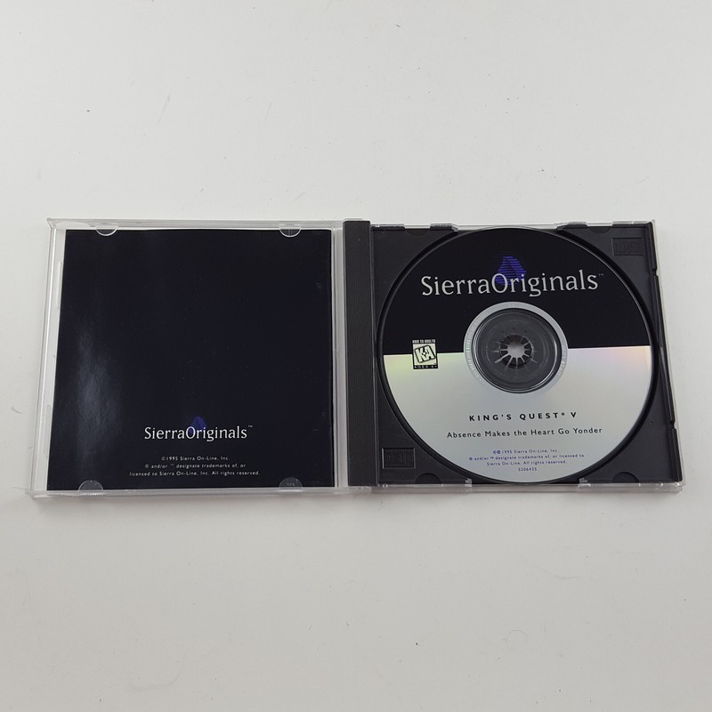 Vintage King's Quest 5 V PC CD-ROM Computer Game Sierra Originals 1995 FREE SHIP gallery