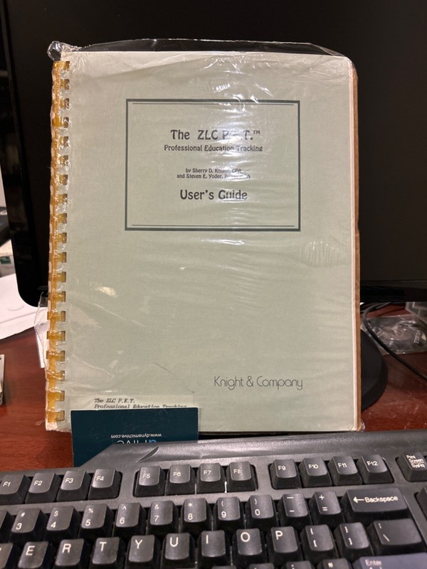 BRAND NEW and UNUSED. ZLC Benefits Analyst and Professional Education. VINTAGE gallery