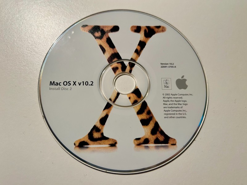 Apple Mac OS X v10.2 Install Disc 2 Macintosh Operating System