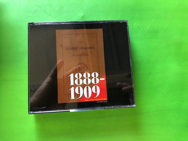 National Geographic Magazine 1888-1909 CD Rom