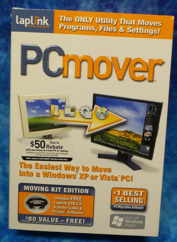 Laplink PC Mover Software Moving Kit Edition, Windows 95,98, XP & Vista – NEW