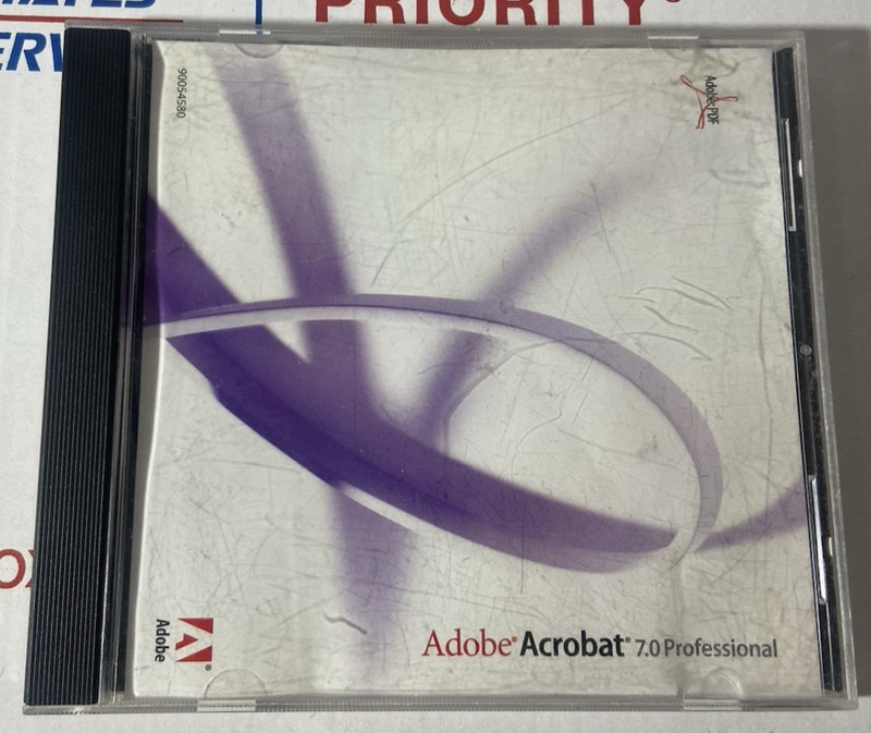 Adobe Acrobat 7.0 Professional UPGRADE CD W/ Serial Number - Vintage - LOOK gallery