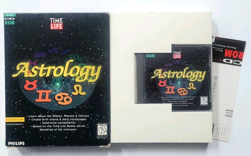 ASTROLOGY PC CD-1 Interactive Disc - Unknown Mysteries Time Life PHILLIPS Boxed gallery