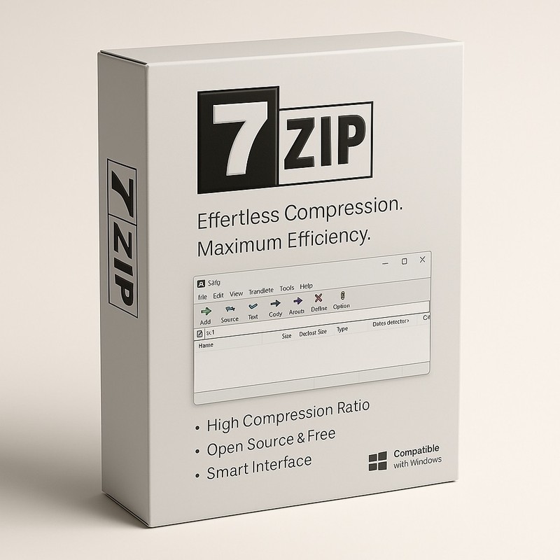 7-Zip 2024 – Ultimate Compression & Encryption – File Archiver Zip Unzip On CD