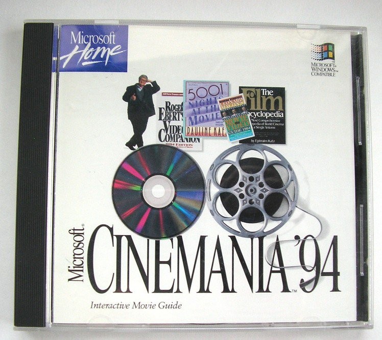 Microsoft Cinemania ’94 CD-ROM Windows. Movie Database – NEW OLD STOCK! SEALED