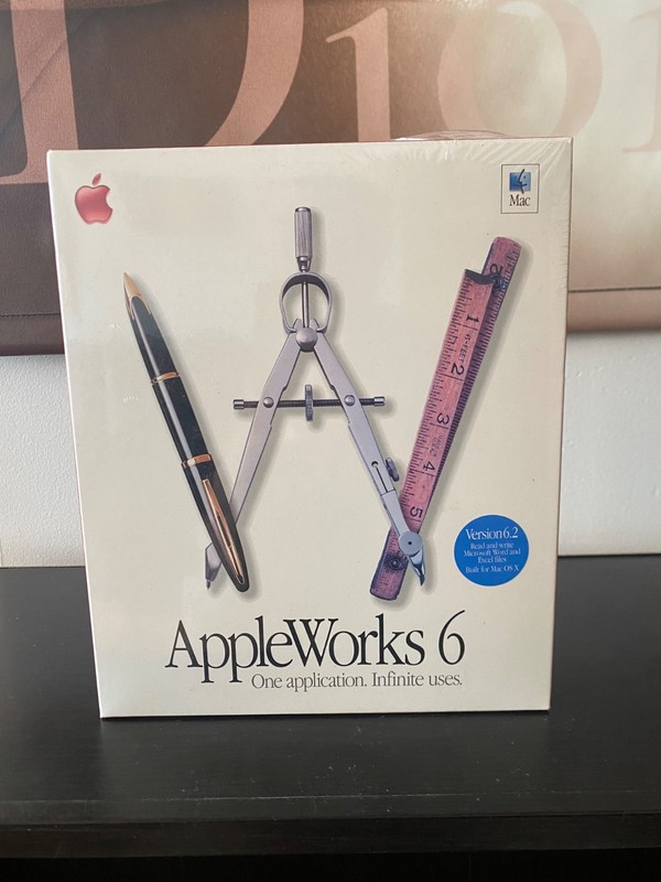 2001 Vintage AppleWorks 6 Version 6.2 Mac BRAND NEW SEALED – FAST SHIPPING 🚛💨