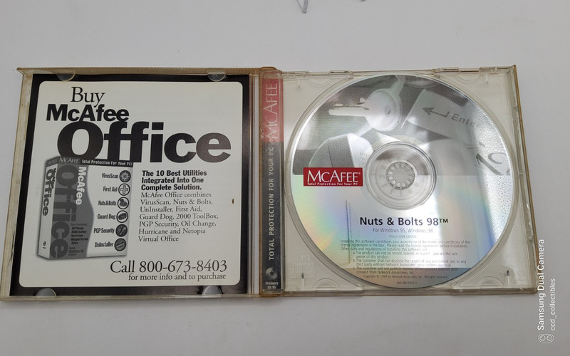 NUTS & BOLTS ~ McAfee 1998 ~ PC CD-ROM ~ VTG System Utility Suite for Windows gallery