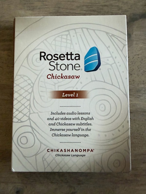 Rosetta Stone Chickasaw Level 1 CD/DVD, 4-Disc Audio/Video Language Learner