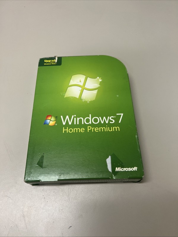 Microsoft Windows 7 Home Premium 32 & 64-bit Standard Software Operating System