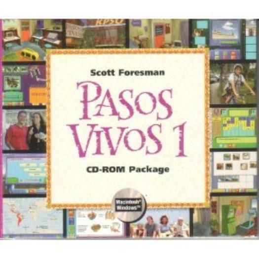 Scott Foresman Pasos Vivos 1 PC MAC CD real life language conversations practice
