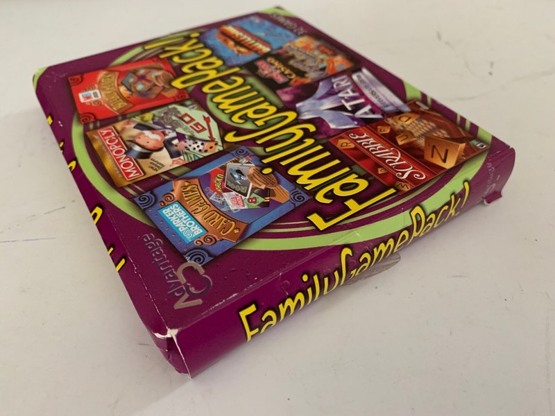 Family Game Pack! Advantage 32 Games for PC 7 Discs Atari Monopoly Casino gallery