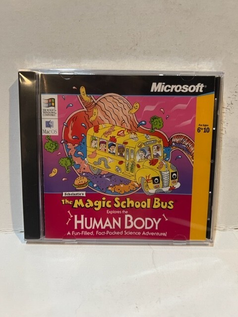 Scholastic’s The Magic School Bus Explores the Human Body CD-ROM Mac Windows