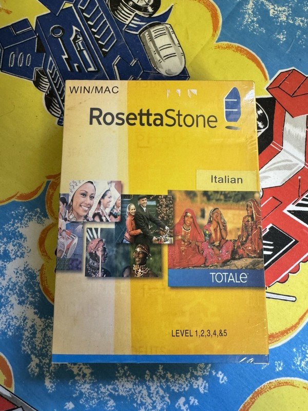 Rosetta Stone Italian Level 1-5 CD Set for Windows/ Mac. Brand New