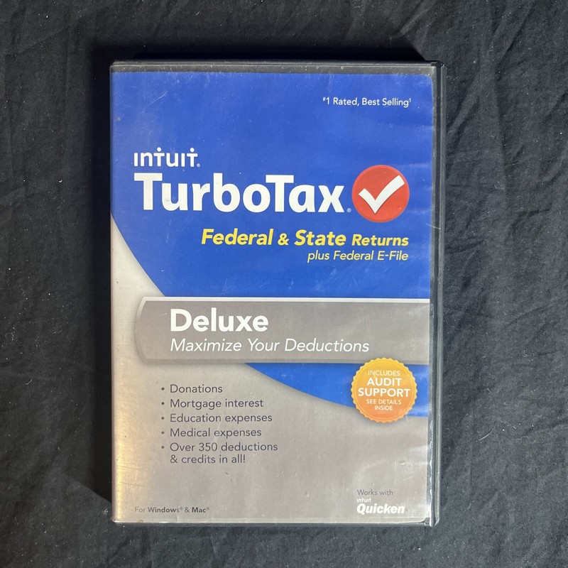 TurboTax Deluxe Federal & State 2013 for Windows/Mac