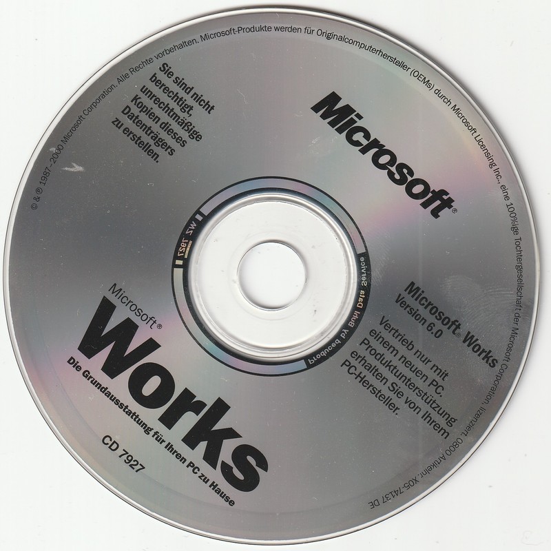 Microsoft Works Version 6.0