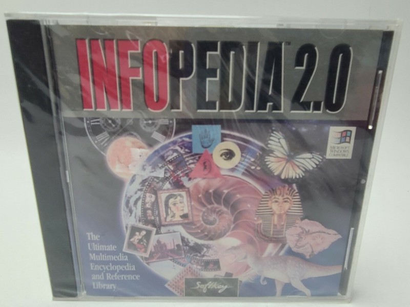 Infopedia 2.0 PC 1995 Software CD New/Sealed