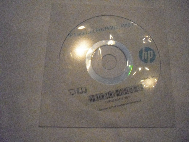 HP LaserJet Pro M402 M403 Setup Installation CD ROM Software Driver Disk