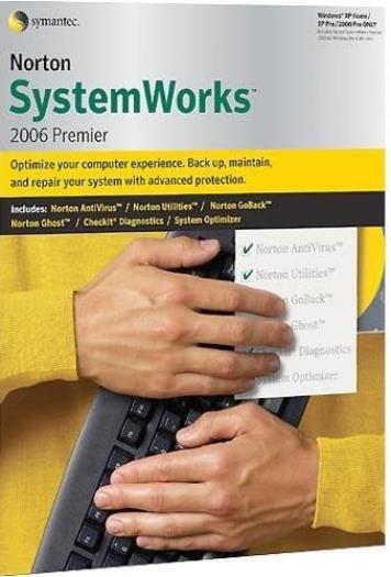 Norton SystemWorks 2006 Premier w/ Manual PC CD Norton Ghost, GoBack utilities!