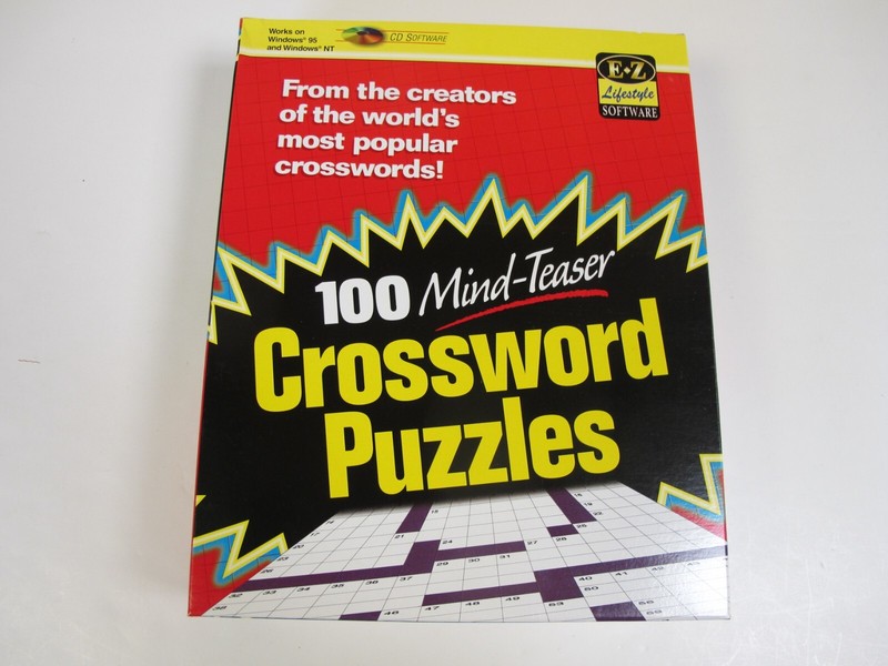 Crossword Puzzles, 100 Mind-teaser. E-Z Lifestyle, CD, Windows 95-NT