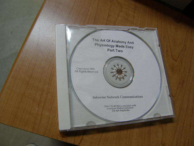 1131) The Art Of Anatomy & Physiology Made Easy Part 2, 2000 CD-ROM Infowire Com