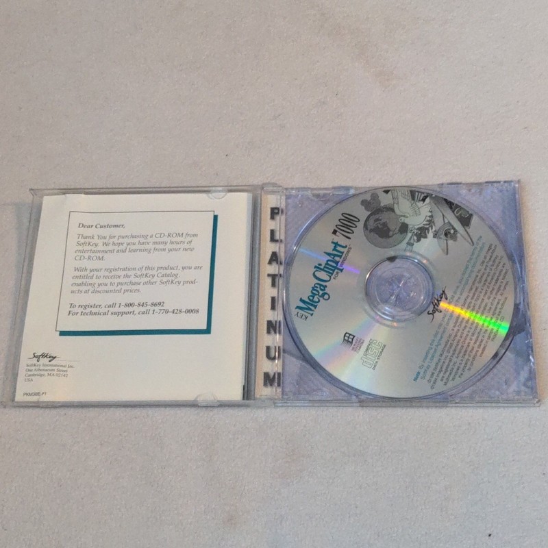 SoftKey mega clipart 7000 CD-ROM for Windows 95 & Windows 3.1 gallery