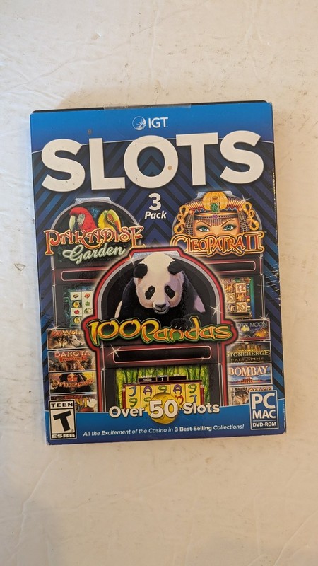 IGT Slots PC Mac Game Lot 2 Pack Cleopatra II 3 Pack Paradise Garden 100 Pandas gallery